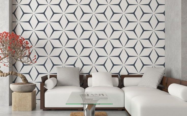 Geometric patterns wallpaper trend