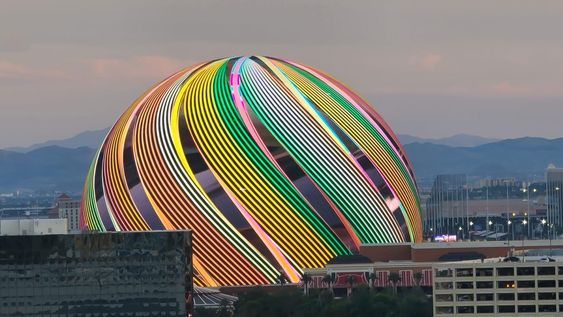 MSG sphere at Las Vegas
